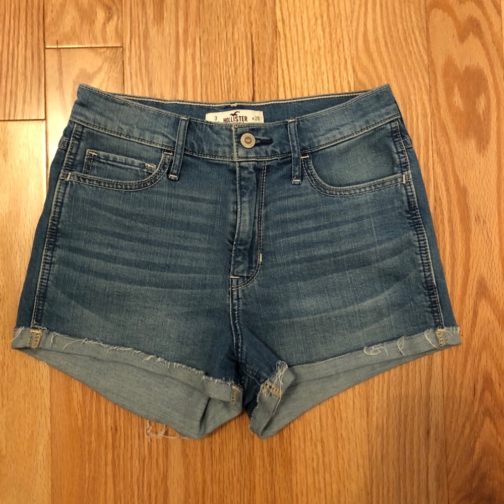 Hollister high waisted Jean shorts